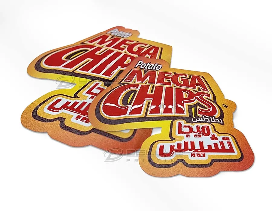 Glossy Raised Print Stickers Dubai