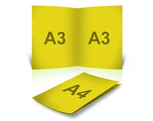 Single Fold Brochures Printing Dubai