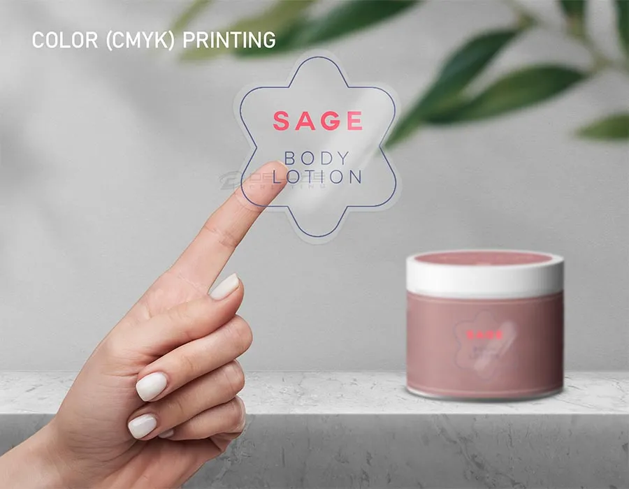 Colored Clear Stickers Dubai