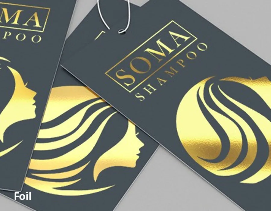 foil hang tag printing dubai