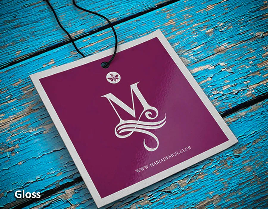 gloss hang tag printing dubai