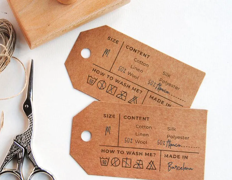 kraft hang tag printing dubai