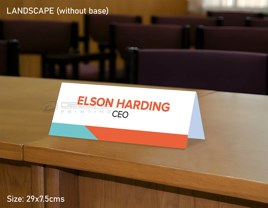 Landscape Name Tent Cards Dubai