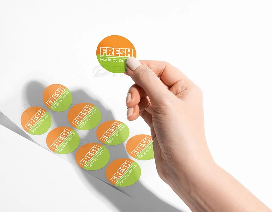 Paper matt Stickers on Sheets Dubai