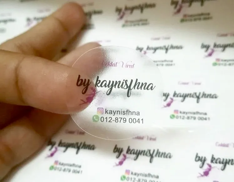 Transparent Sticker Dubai