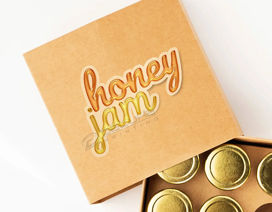 Raised Glossy Stickers printing Dubai