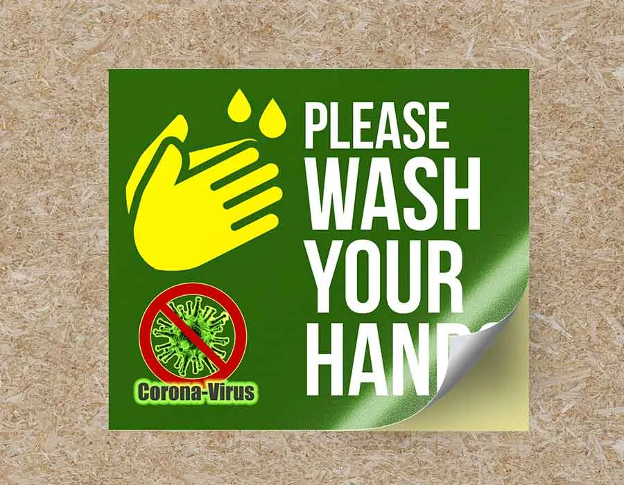 Social Distancing Stickers Printing Dubai