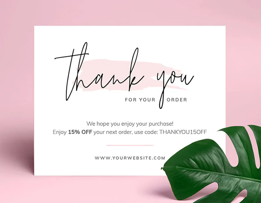 Thank You Cards Printing Dubai