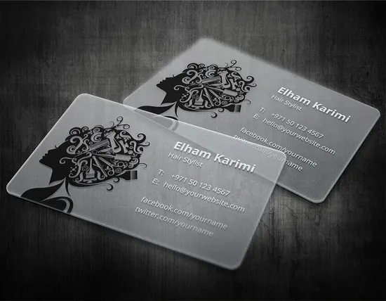 Translucent Pack Business Cards Printing Lahore