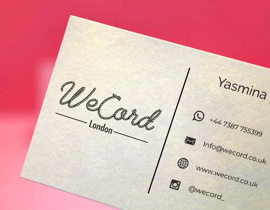 Classic - Ice Gold Business Cards Lahore