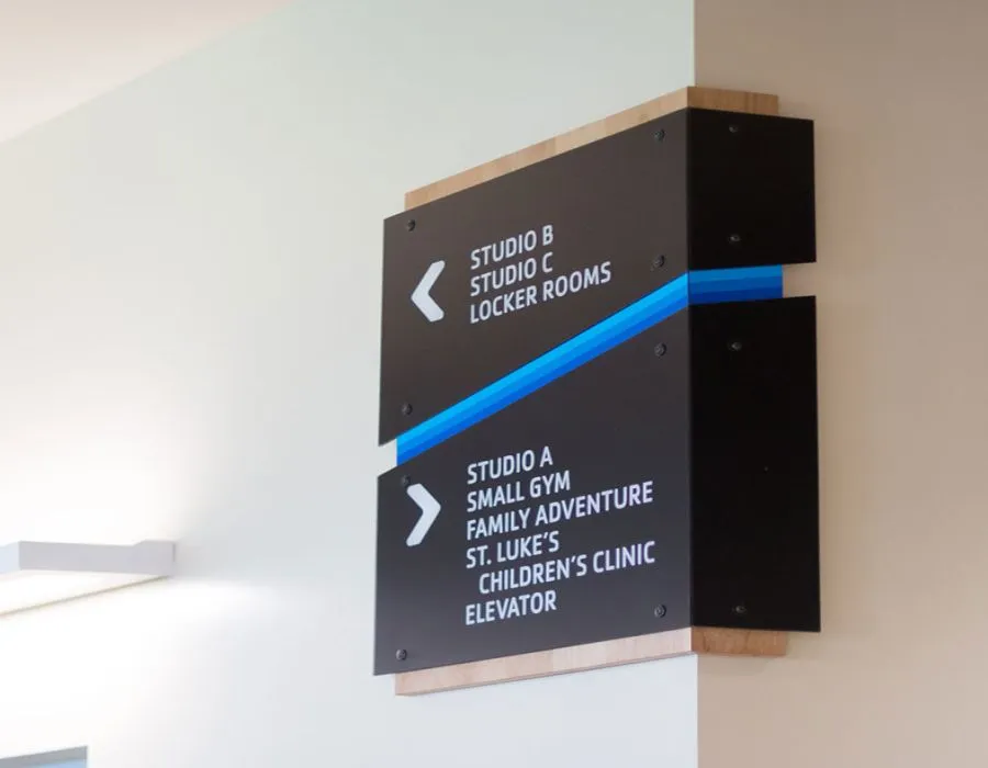 ACP Box with Vinyl Cut Letters Dubai