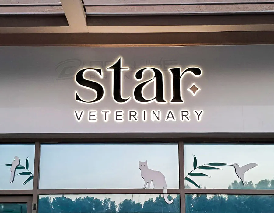 ACP Box with Acrylic Letters Dubai