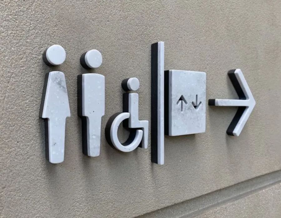 Acrylic Cut letters / Icons Wall Mounted Signage Dubai