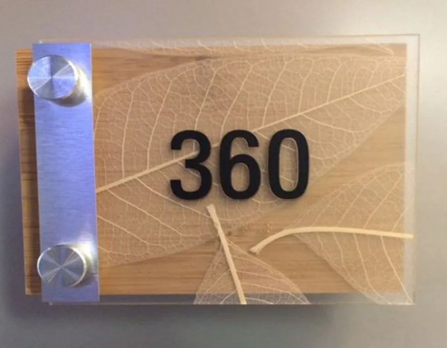 Wooden Plate + Acrylic Direct UV Printed Plate Dubai