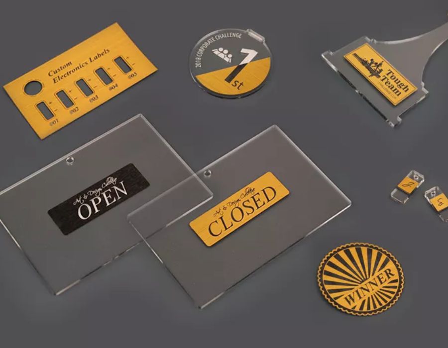 Acrylic Labels Lahore