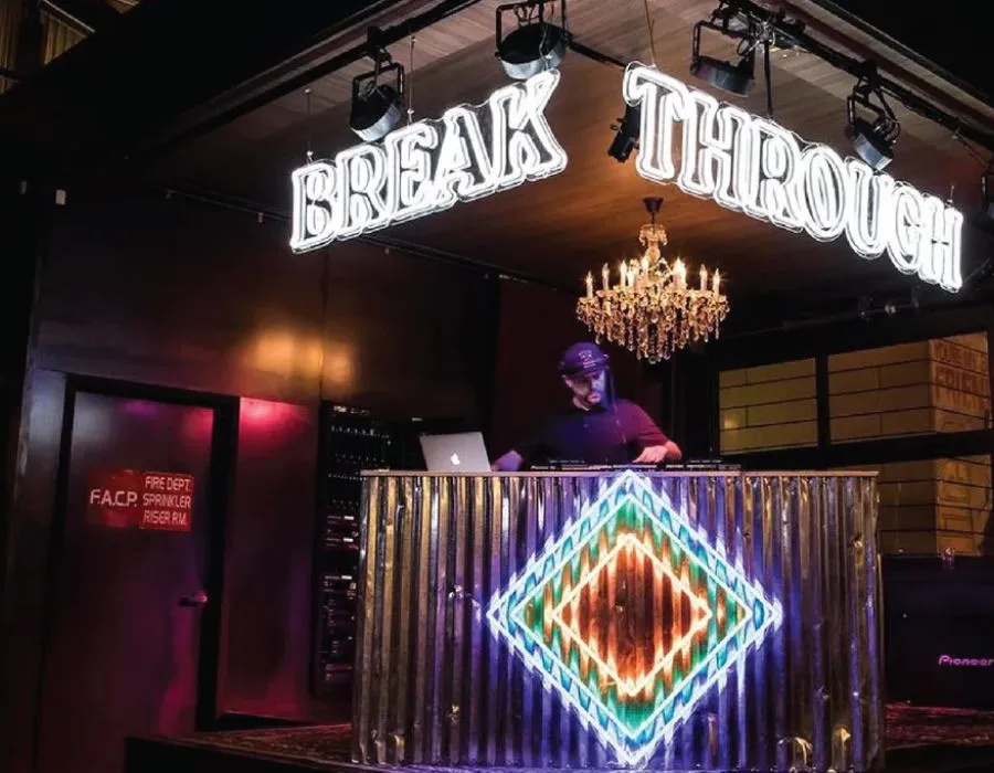 Acrylic with LED Neon Fascia Sign Board Dubai