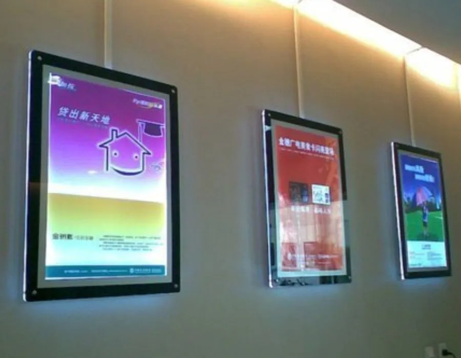 Acrylic LED Poster Frame Light Box Dubai
