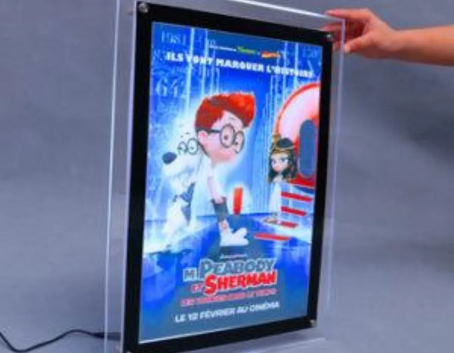 Acrylic LED Poster Frame Light Box Dubai