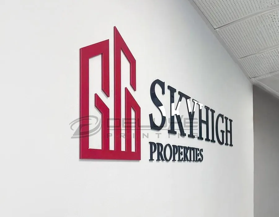 Acrylic Unlit Signage