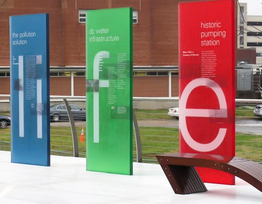 Acrylic Wayfinding Signage Dubai