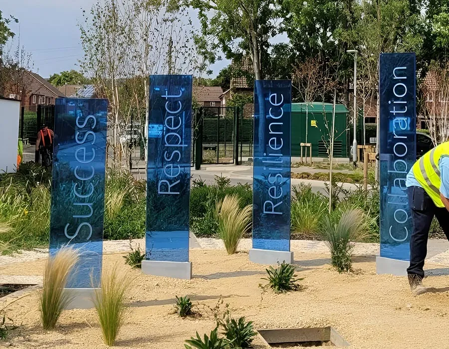 Acrylic Wayfinding Signage Dubai