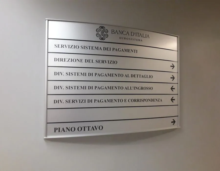 Aluminum Profile Board + Vinyl Cut Letters Signage Dubai