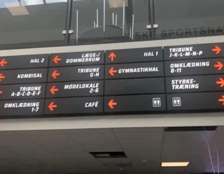 Aluminum Box Push Through Letters Signage Dubai