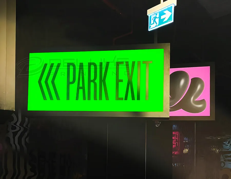 Aluminum Light Box with Acrylic Dubai