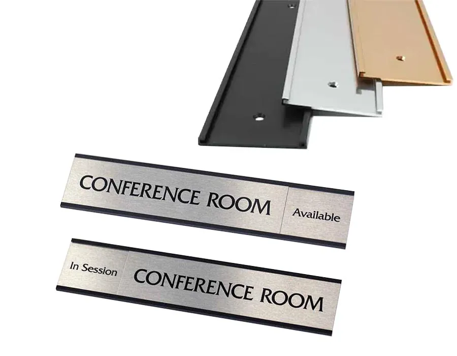 Aluminum Profile Sliding Name Plates Dubai