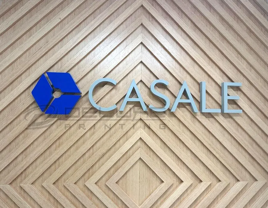 Aluminum Unlit Signage