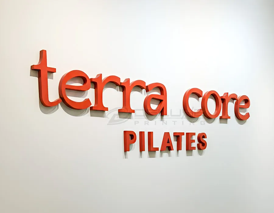 Aluminum Unlit Signage