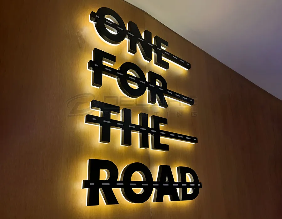 Aluminum Outlit Signage Dubai