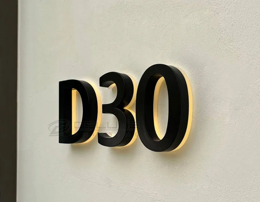 Aluminum Outlit Signage Dubai