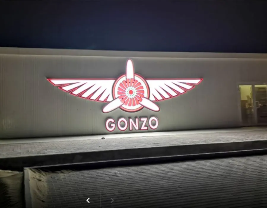 Cutout Light Box Logo Dubai