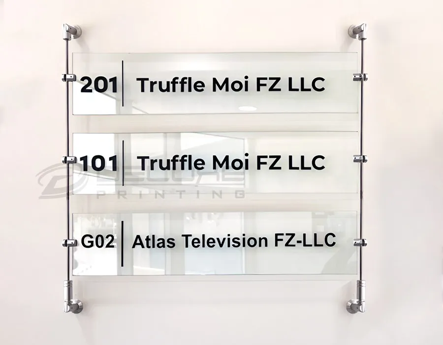 Directory Signage Dubai