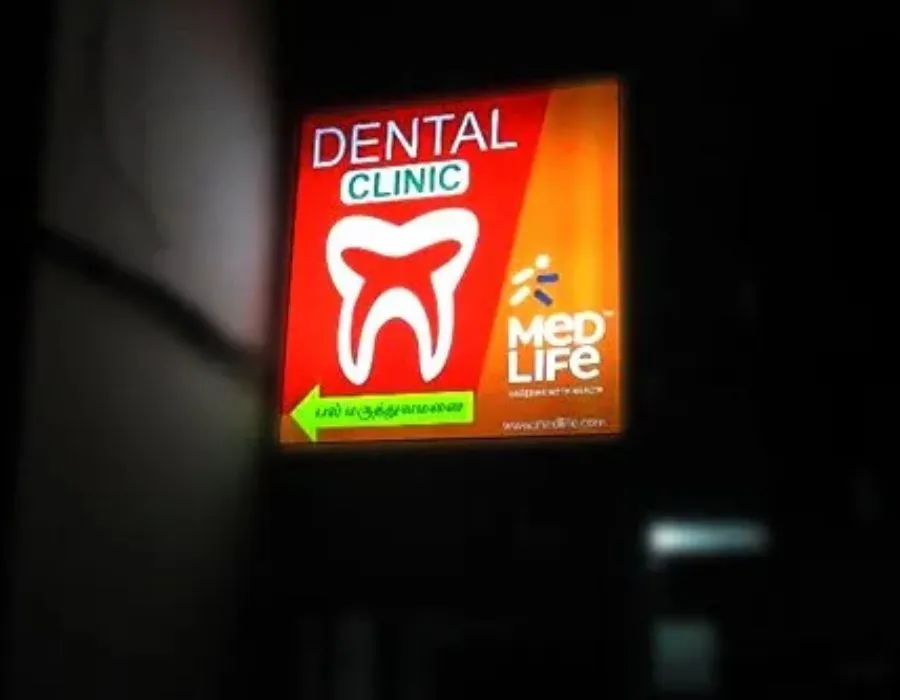 Flex Face Light Box for Side Board in Dubai