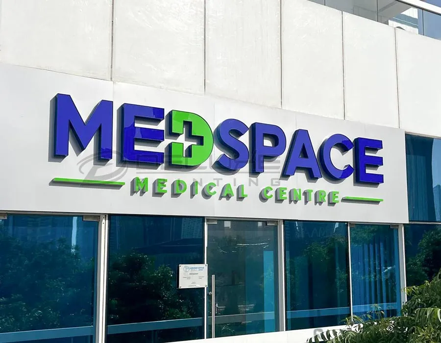 Aluminum Frontlit Sign Board Dubai