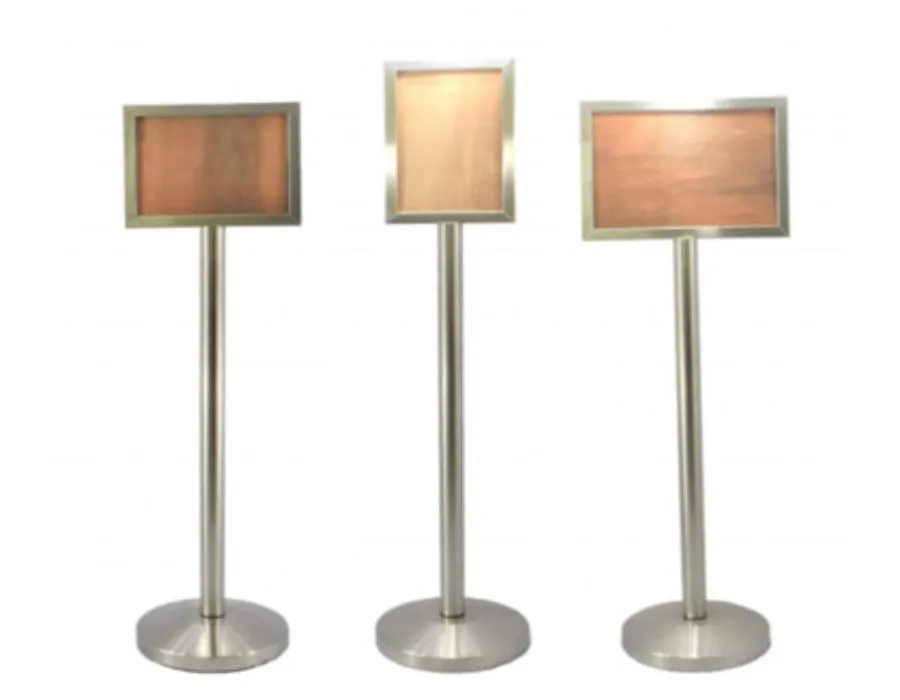 Metal Stand with Poster Inserting Dubai