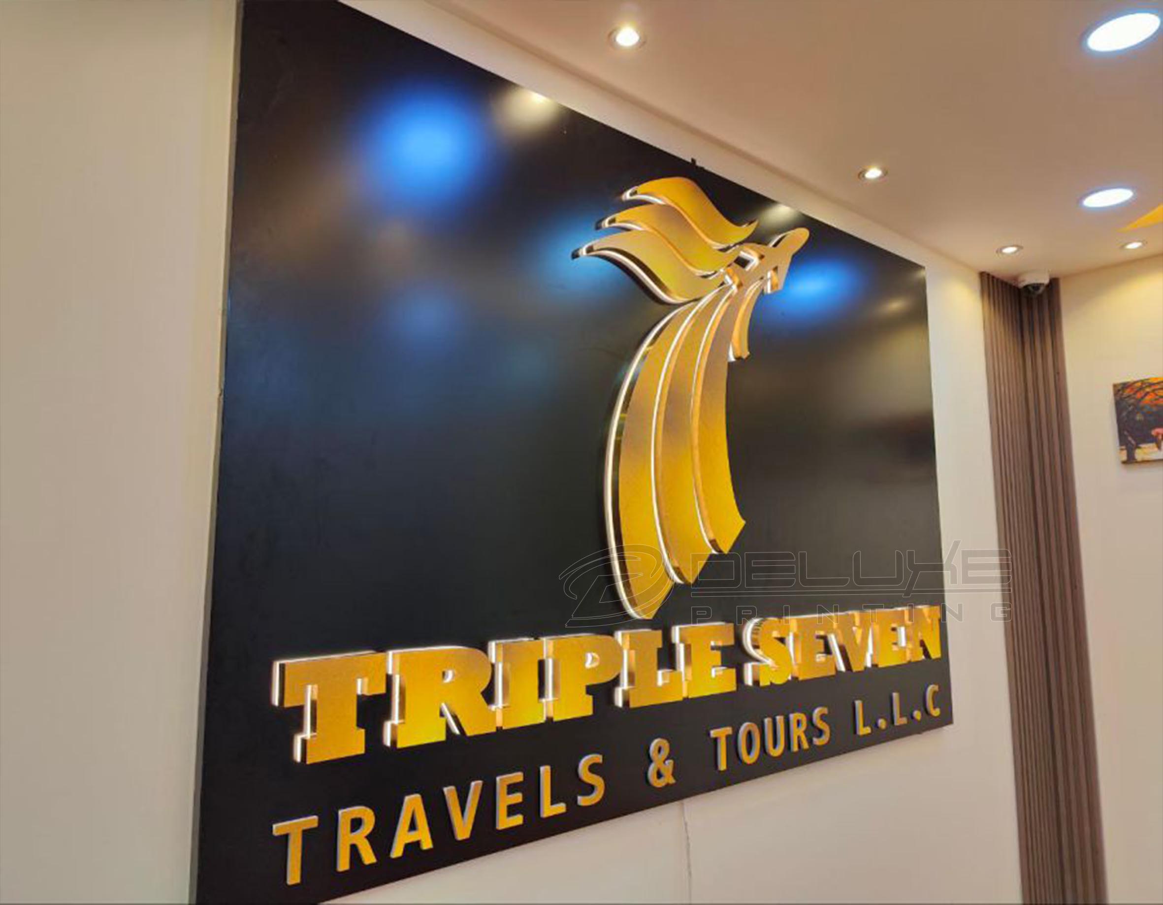 Push Through 3D Signage Lahore