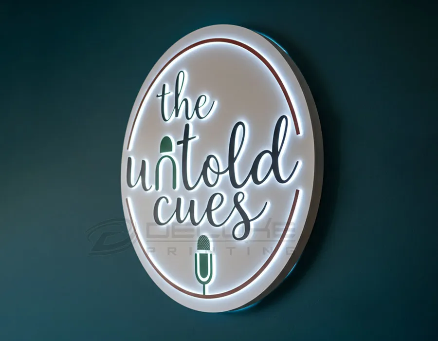 Push Through Signage Dubai