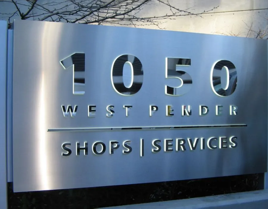 SS Box with SS Letters Sign Board Dubai