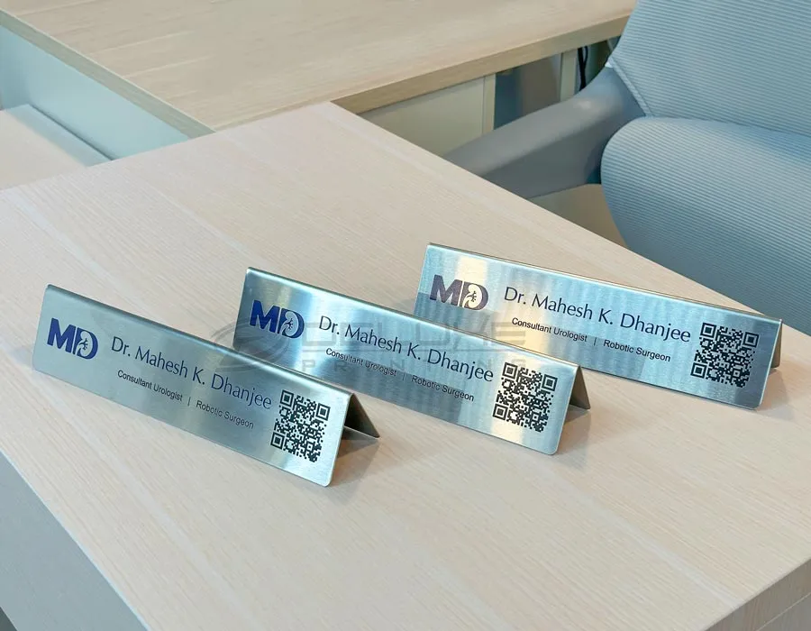 SS Molded Plate with Etching & Coloring Dubai