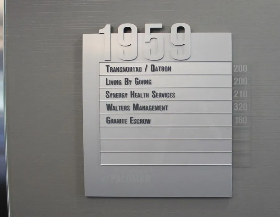 SS Plate + SS Cut Letters + Vinyl Cut Letters Signage Dubai