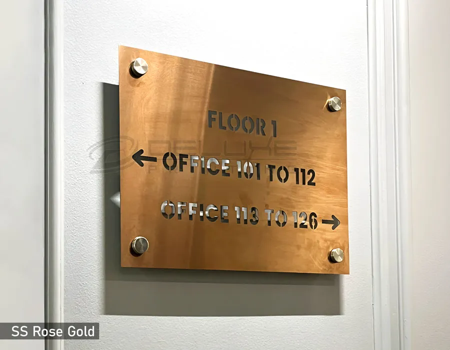 Metal Name Plates Dubai