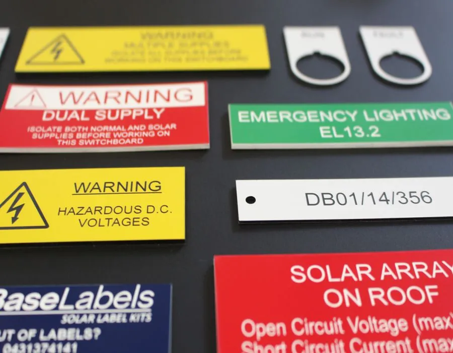 Traffolyte / PVC / Acrylic Labels Dubai