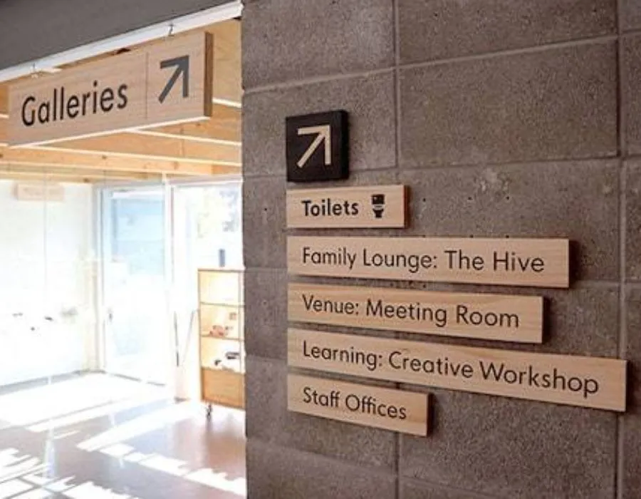 Wooden Plate with Laser Engraved Letters Dubai