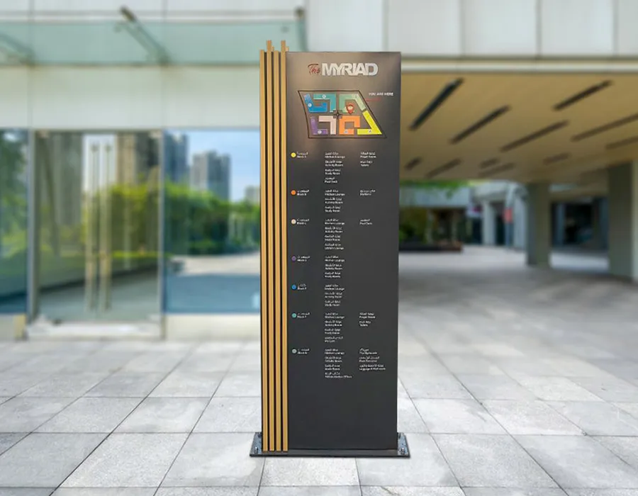 Wayfinding Signage Dubai