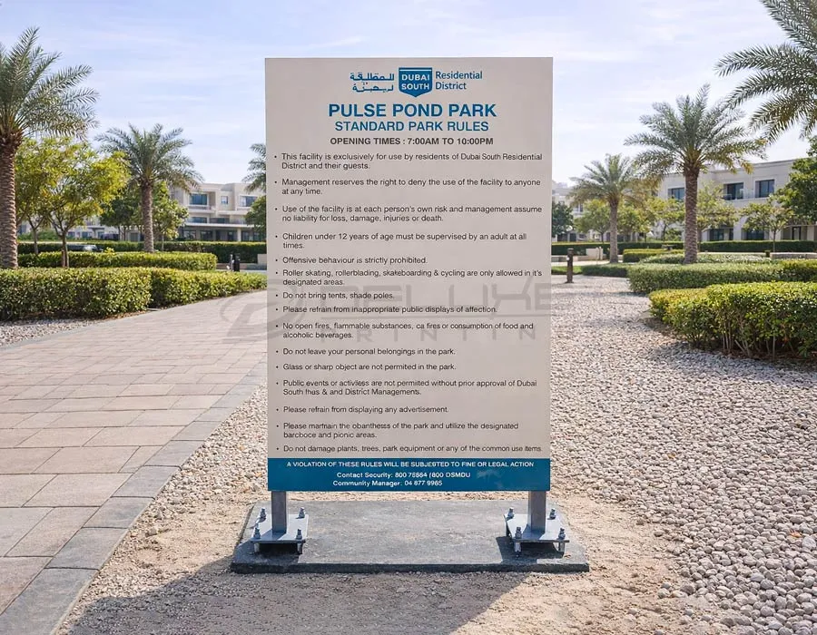 Wayfinding Signage Dubai