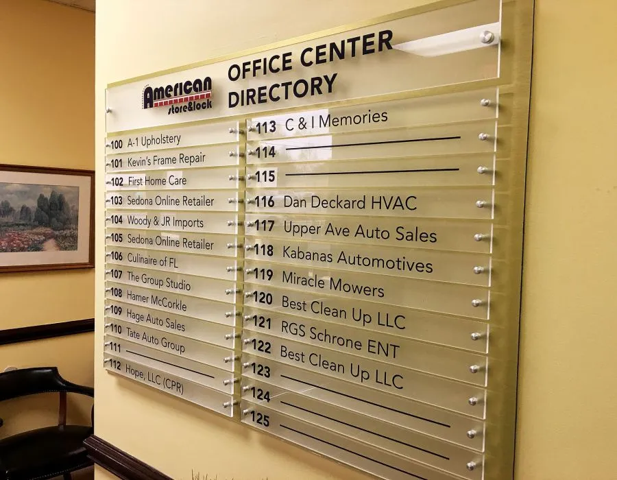 Wooden Base + Acrylic Plates + 3D Acrylic Letters Signage Dubai