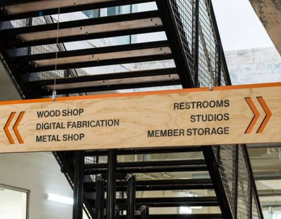 Wooden with Engraving & Coloring Signage Dubai